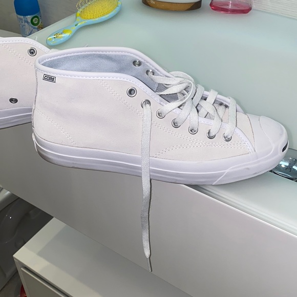 Midtop suede cream converse